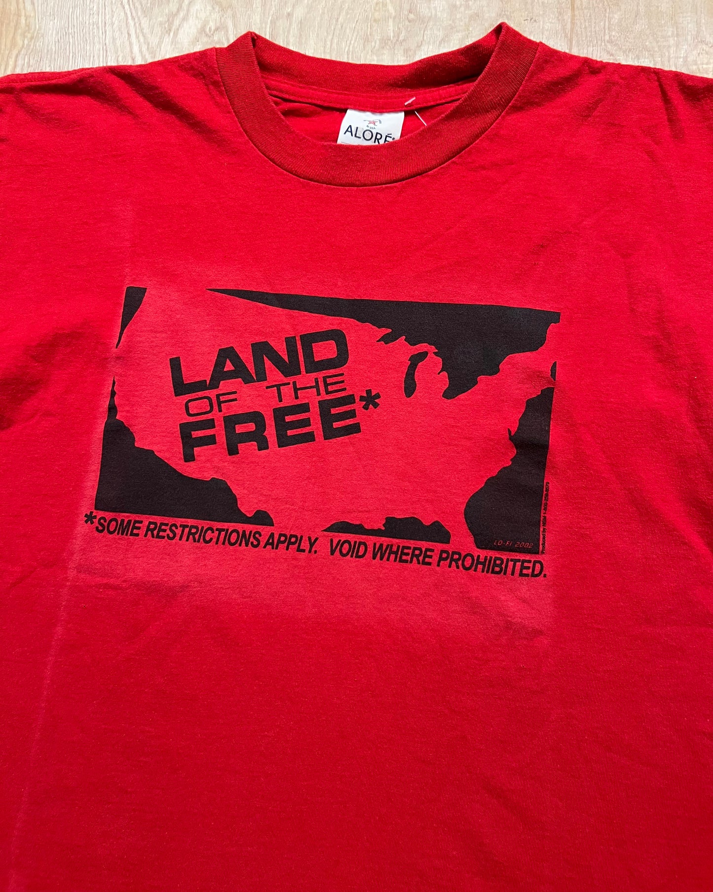 2002 Land of the Free *Restrictions Apply Single Stitch T-Shirt