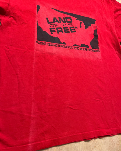 2002 Land of the Free *Restrictions Apply Single Stitch T-Shirt