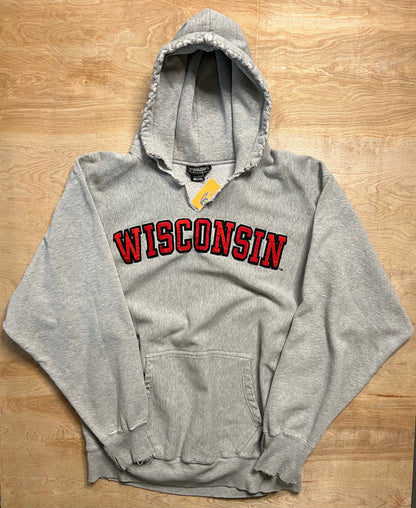 2000's Distressed Wisconsin Badgers Hoodie