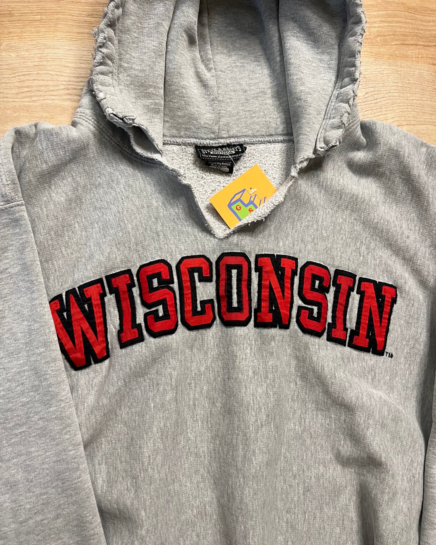 2000's Distressed Wisconsin Badgers Hoodie