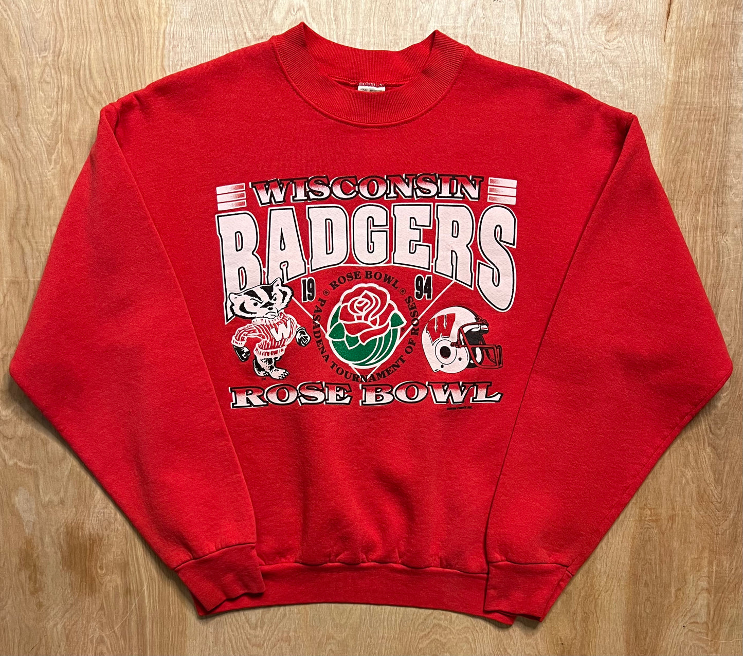 1994 Wisconsin Badgers Rose Bowl Crewneck