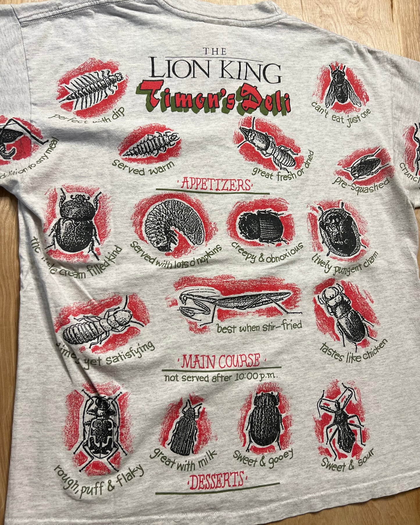 1990's The Lion King "Timon's Deli" Single Stitch T-Shirt