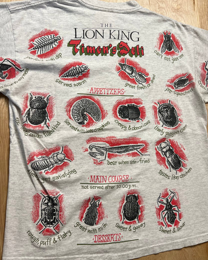 1990's The Lion King "Timon's Deli" Single Stitch T-Shirt