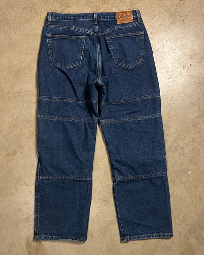 Vintage Double Knee Insulated Baggy Draggin Jeans