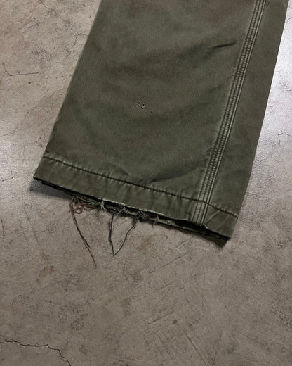 Vintage Distressed Carhartt Forrest Green Insulated Pants