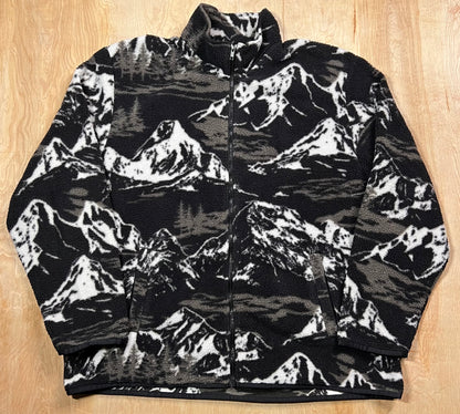 2000's Arizona Mountains AOP Fleece Jacket