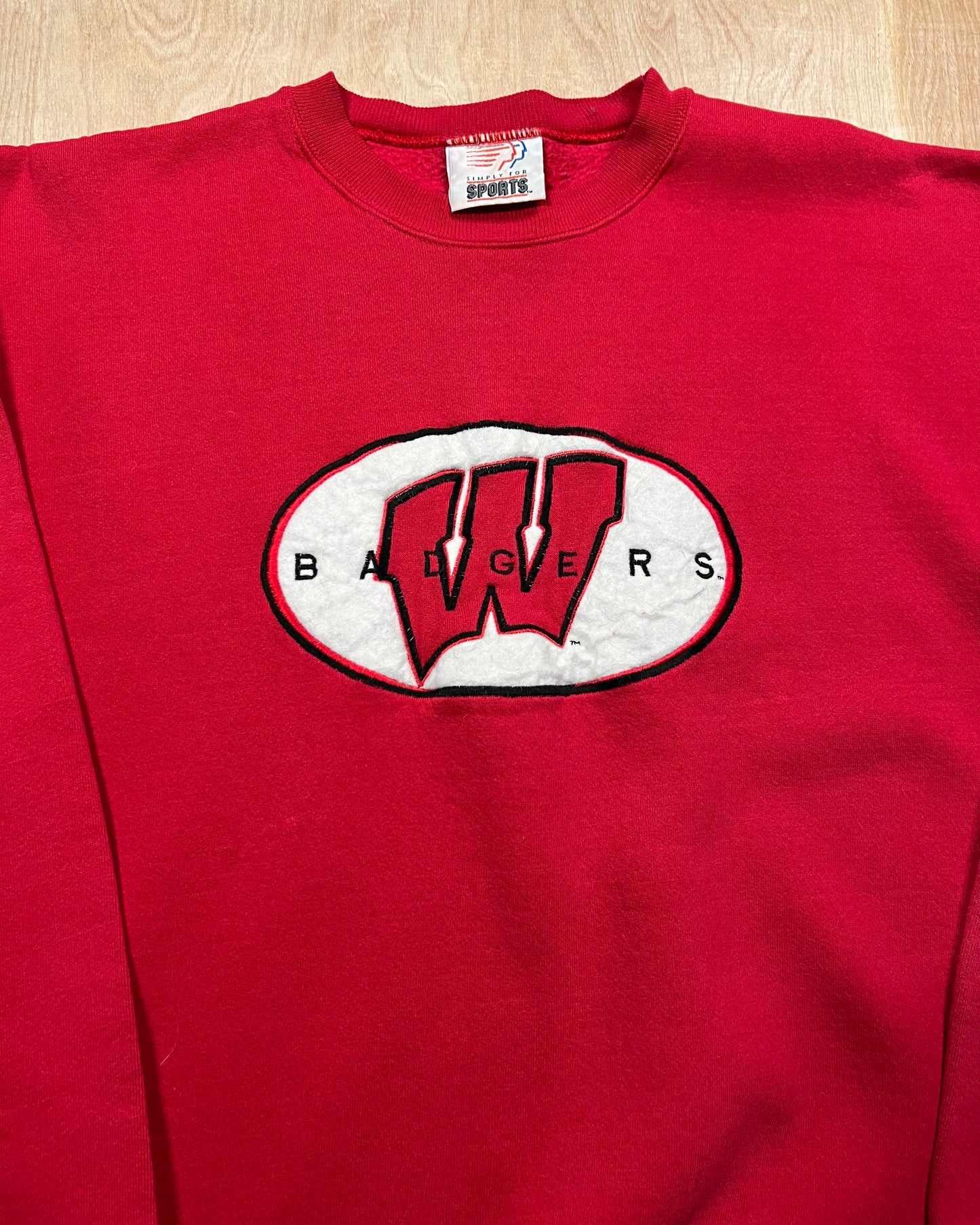 1990's University of Wisconsin Badgers Crewneck