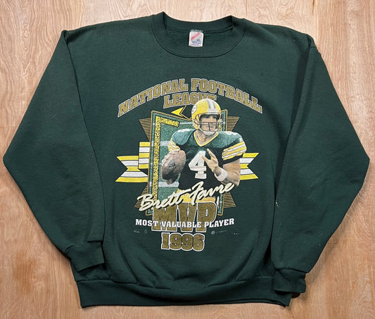 1996 Green Bay Packers Brett Favre MVP Season Crewneck