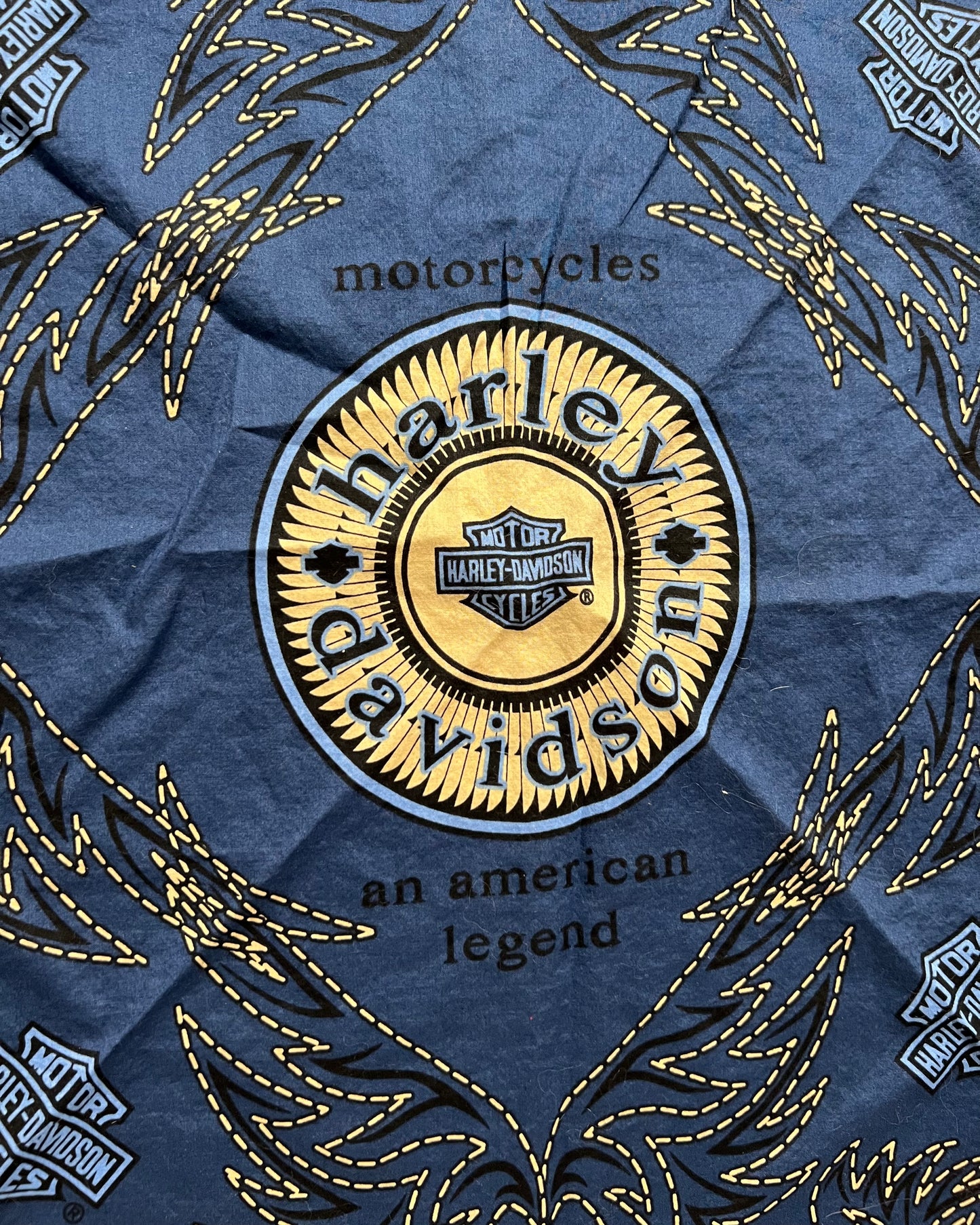 Early 2000's Harley Davidson "An American Legend" Bandana