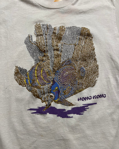 1988 Hong Kong Peacock Diamond Dust Single Stitch T-Shirt