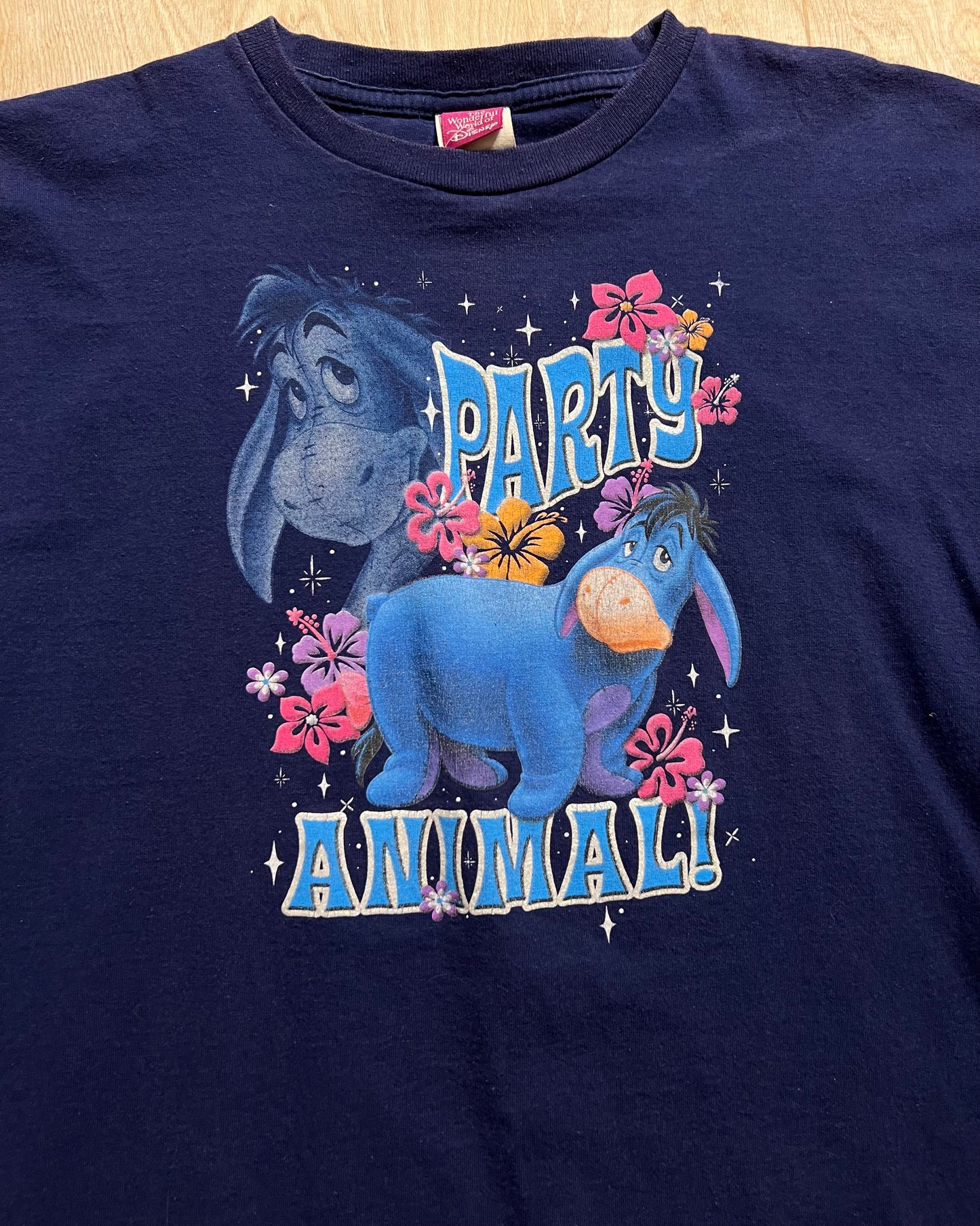 1990's The Wonderful World of Disney "Party Animal" T-Shirt