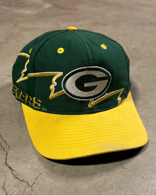 1990's Green Bay Packers Sharktooth Logo 7 Hat