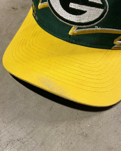 1990's Green Bay Packers Sharktooth Logo 7 Hat