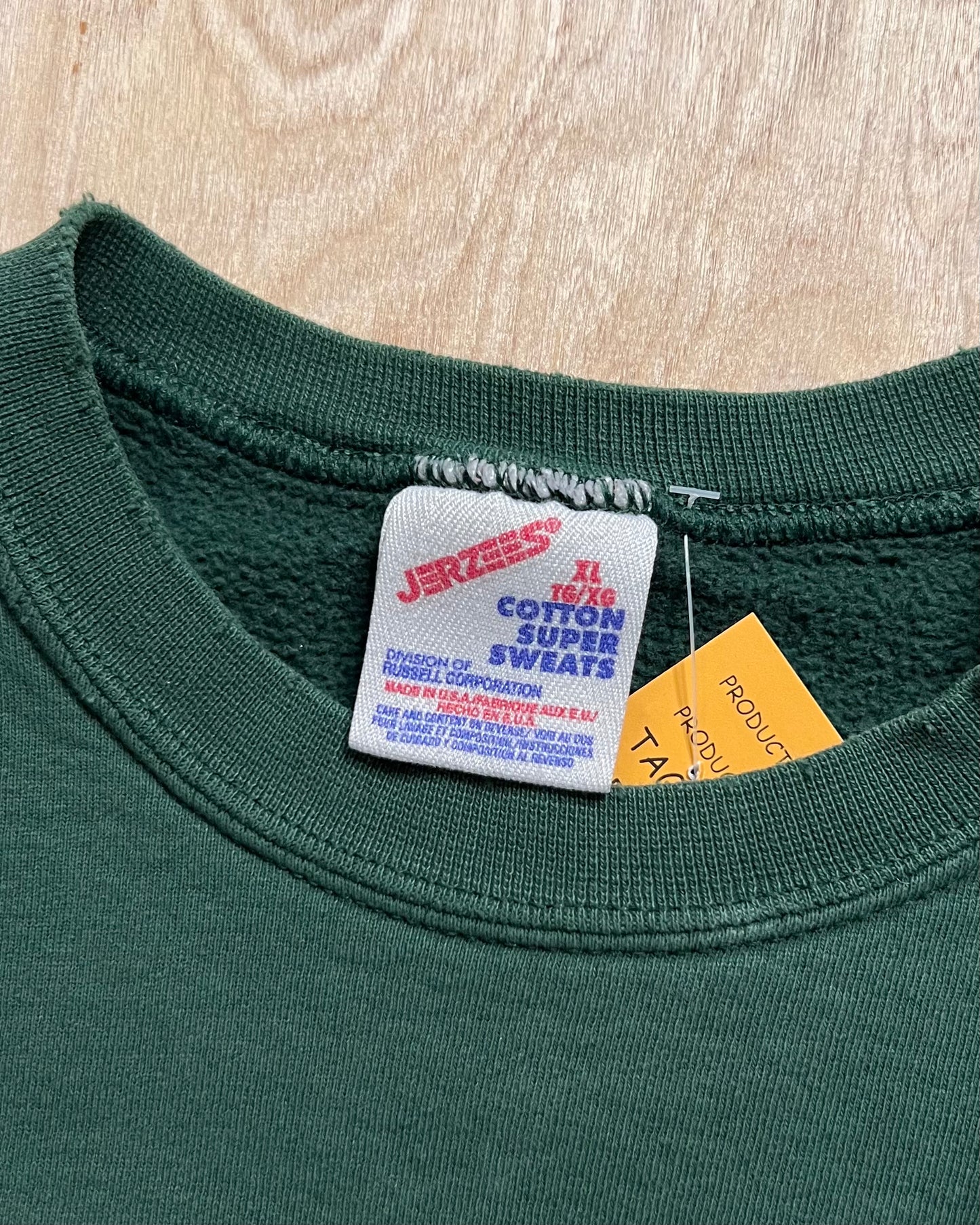 1996 Green Bay Packers NFC Champions Distressed Crewneck