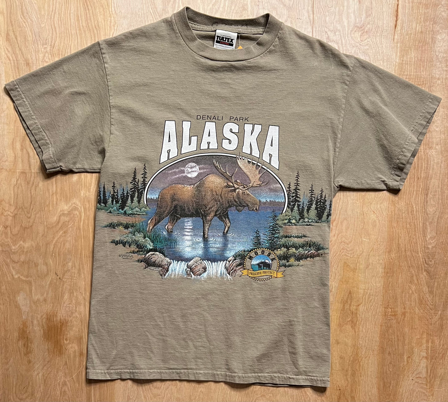 1990's Denali Park Alaska Moose T-Shirt