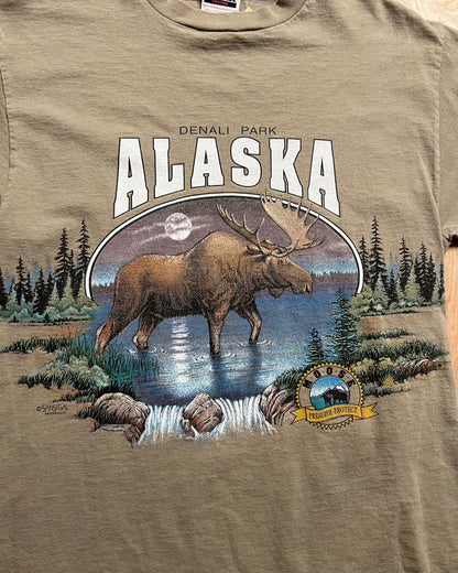 1990's Denali Park Alaska Moose T-Shirt