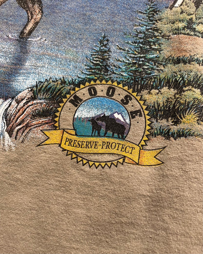 1990's Denali Park Alaska Moose T-Shirt