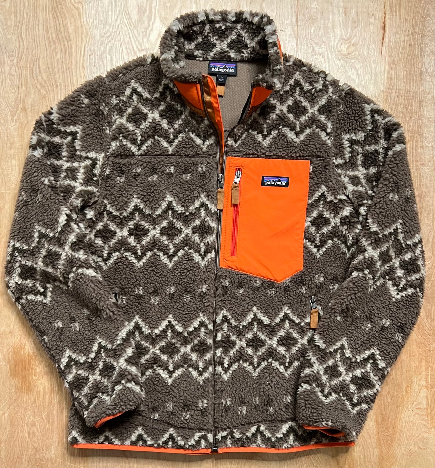 Patagonia Classic Retro Deep Pile Full Zip Topsoil Jacket