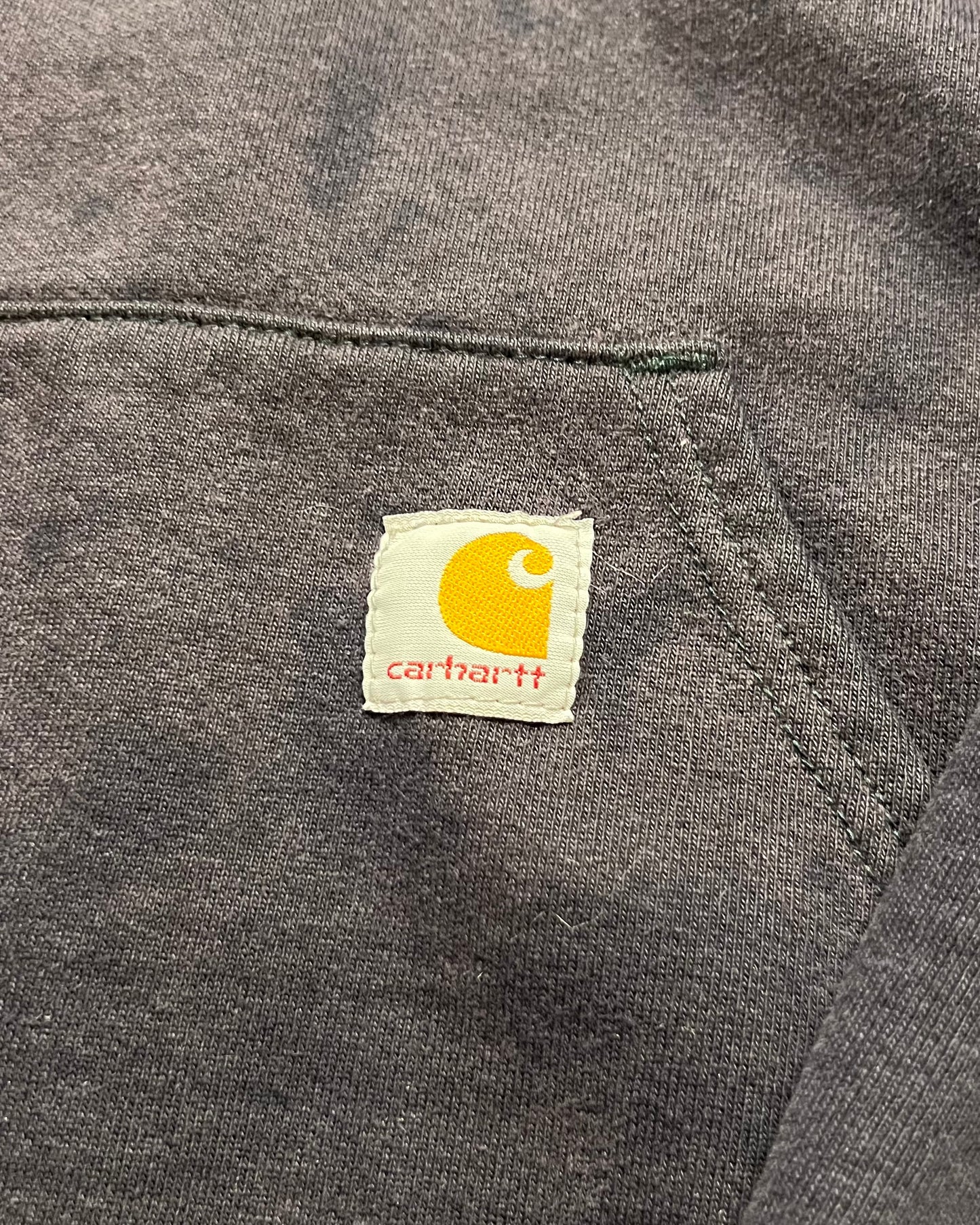 Vintage Faded Blue Carhartt Hoodie