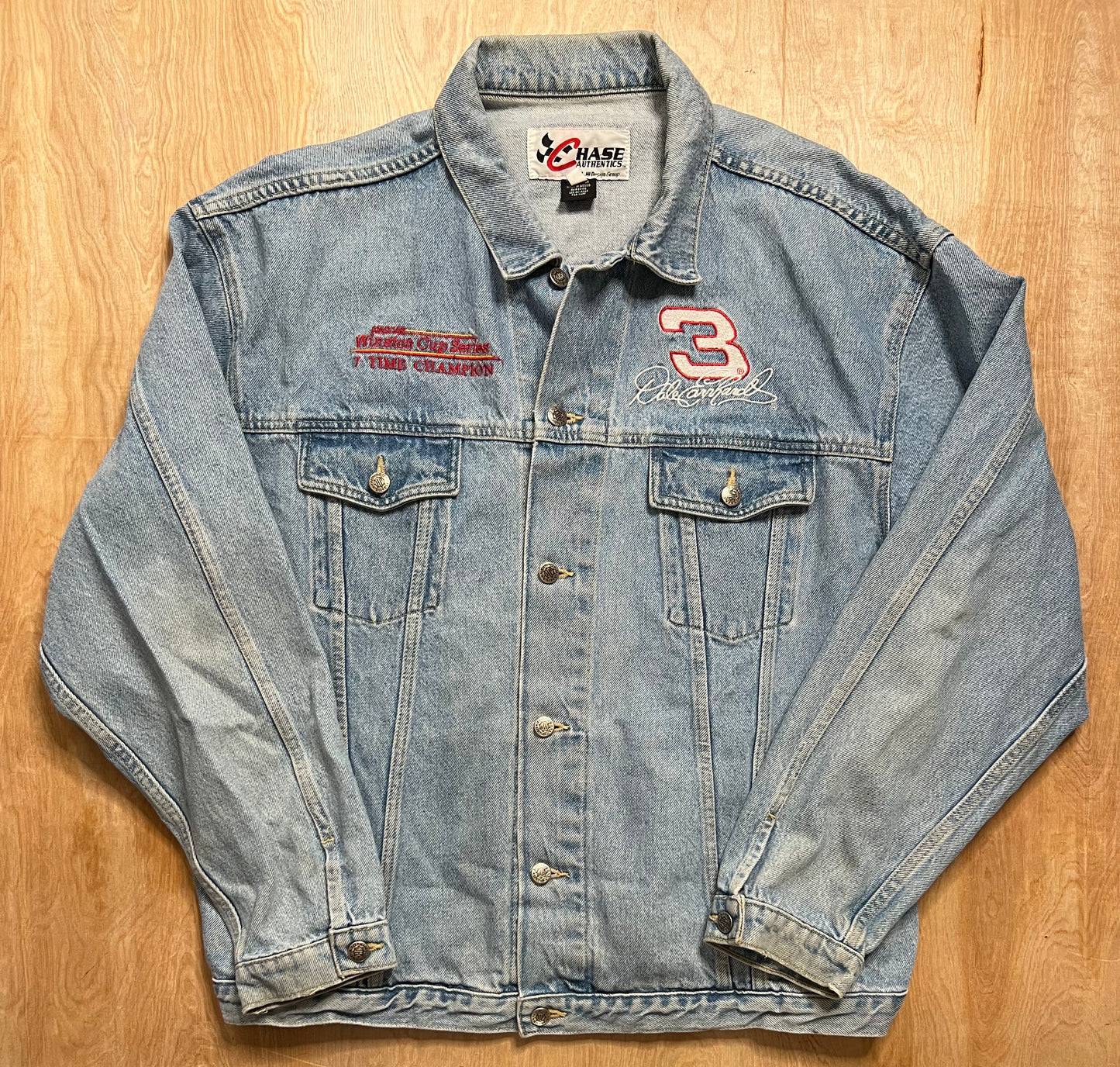 Vintage Dale Earnhardt "7 Time Champion" Denim Jacket