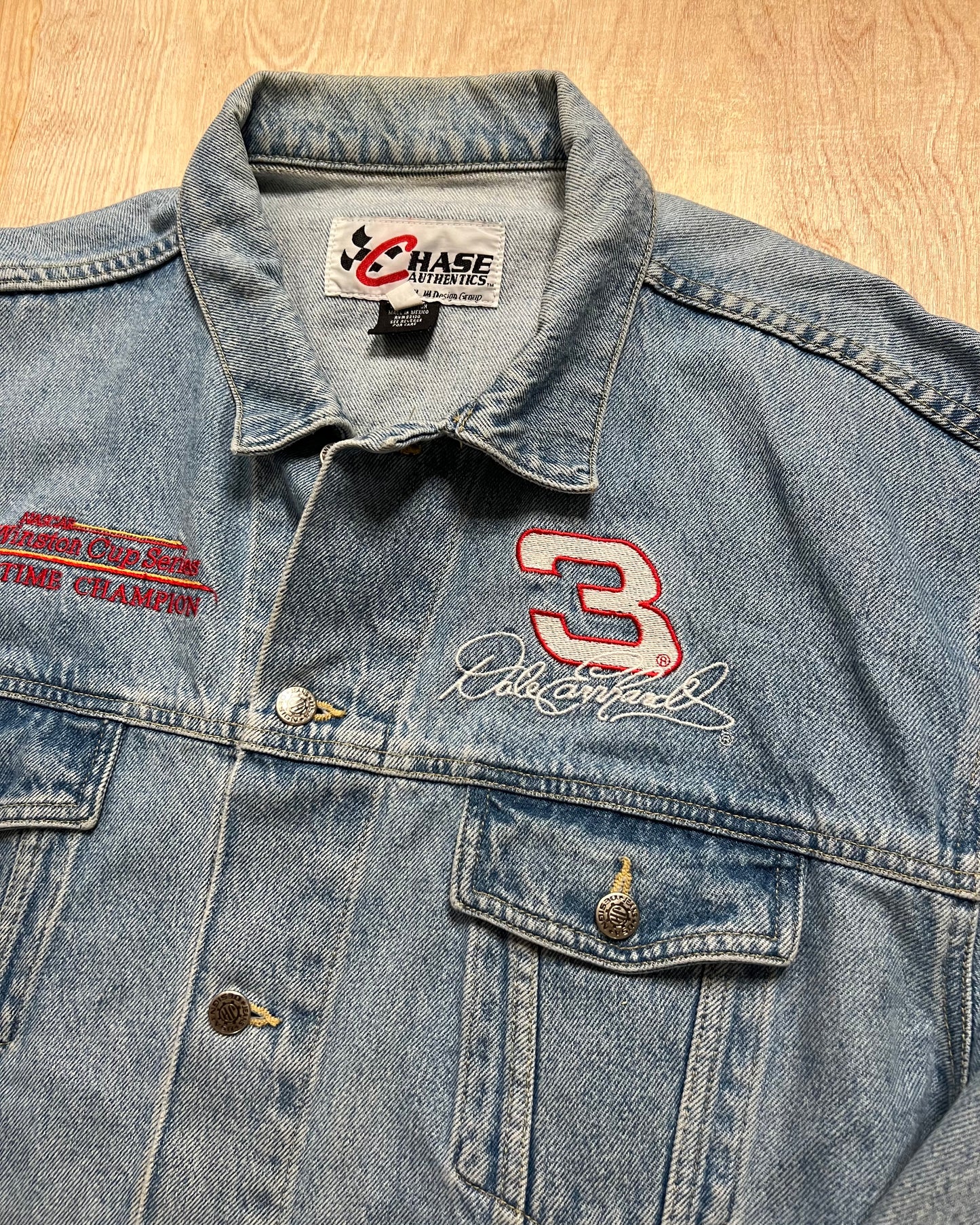 Vintage Dale Earnhardt "7 Time Champion" Denim Jacket