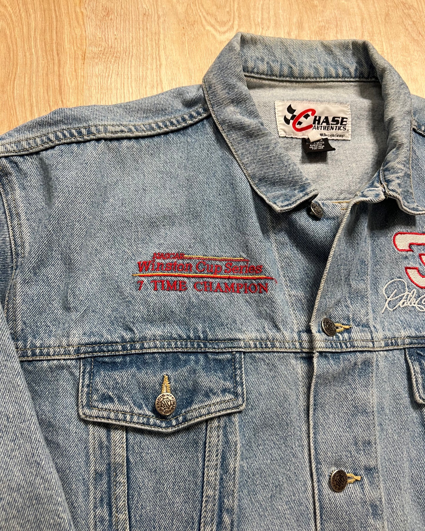 Vintage Dale Earnhardt "7 Time Champion" Denim Jacket