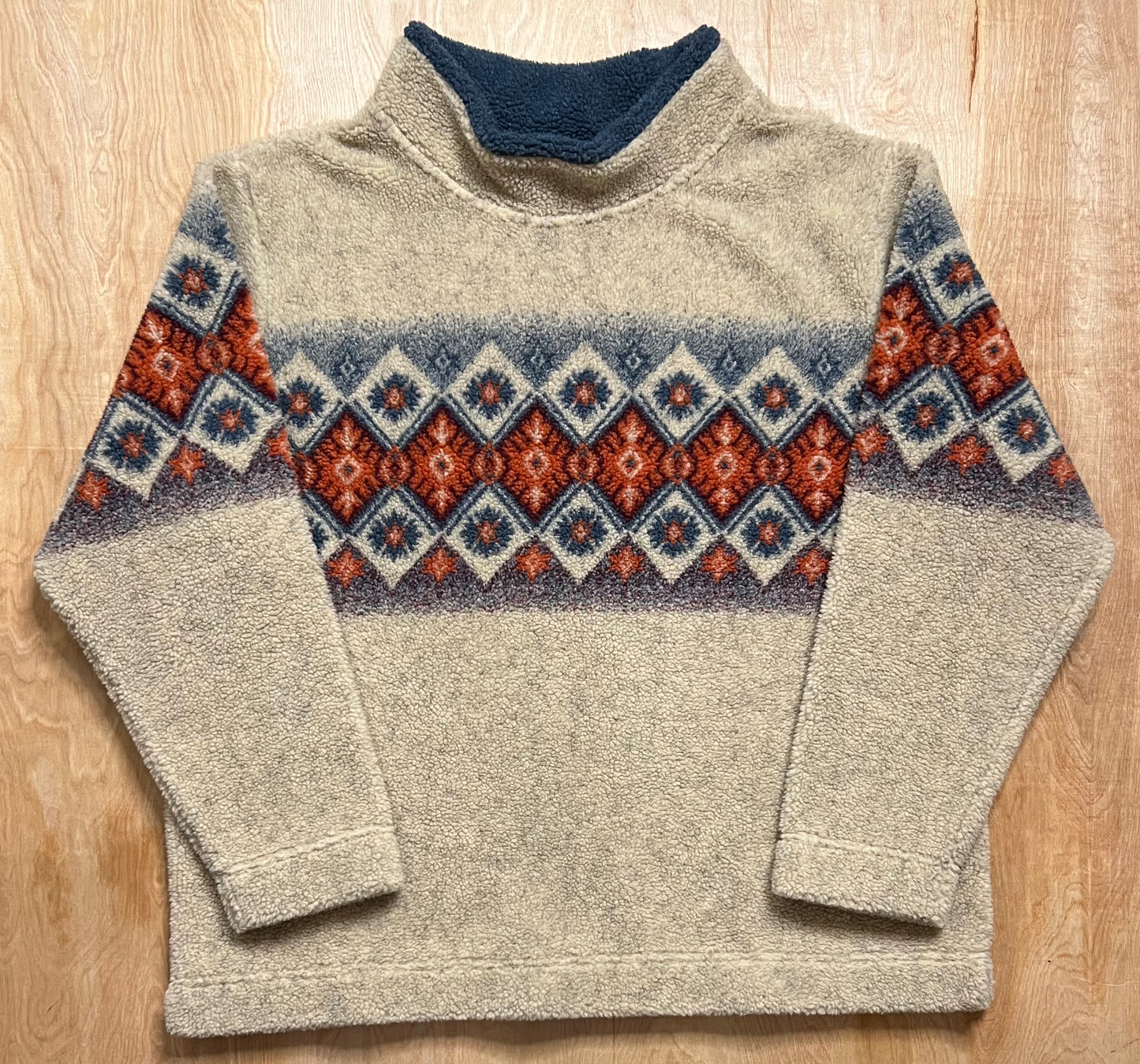 Vintage Columbia Mockneck Heavy Fleece Pullover