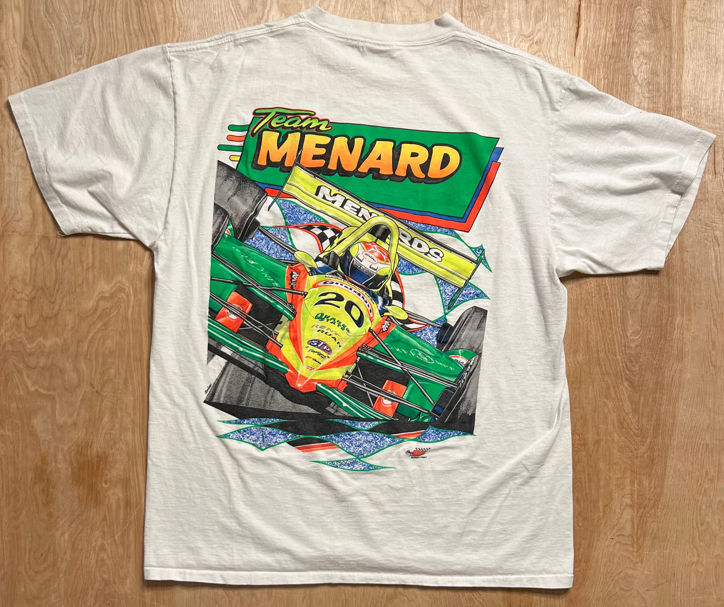 1990's Team Menard Racing Single Stitch T-Shirt