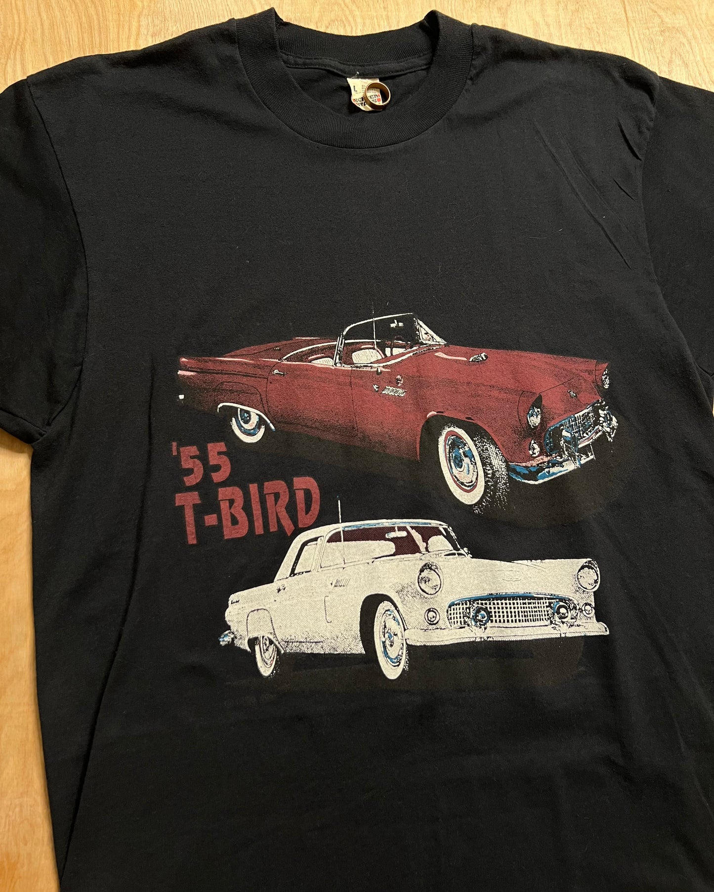 Late 1980's '55 T-Bird Single Stitch T-Shirt