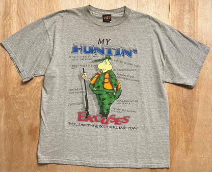 1990's "My Hunting Excuses" T-Shirt