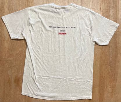 Vintage Outback Steakhouse "I'm an Awesome Aussie" T-Shirt