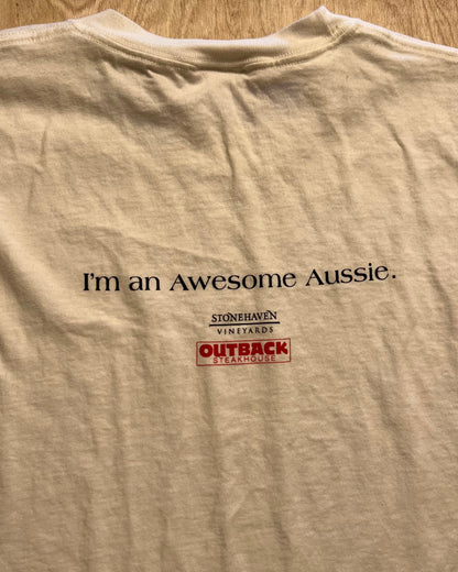 Vintage Outback Steakhouse "I'm an Awesome Aussie" T-Shirt