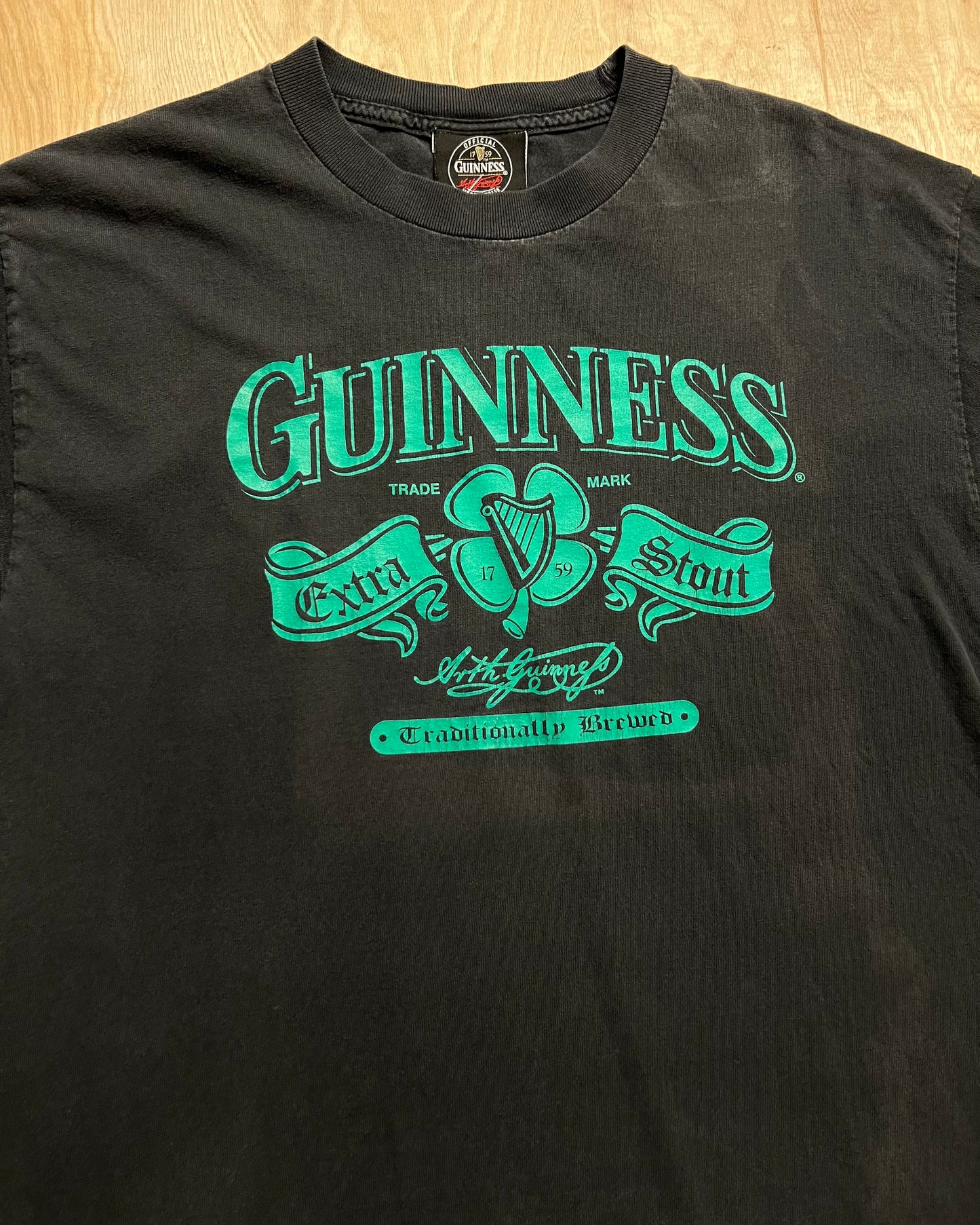 2000's Distressed Guinness "Traditionally Brewed" T-Shirt