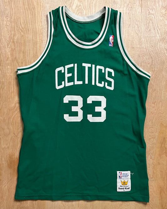 1980's Larry Bird Boston Celtics Sand Knit Jersey
