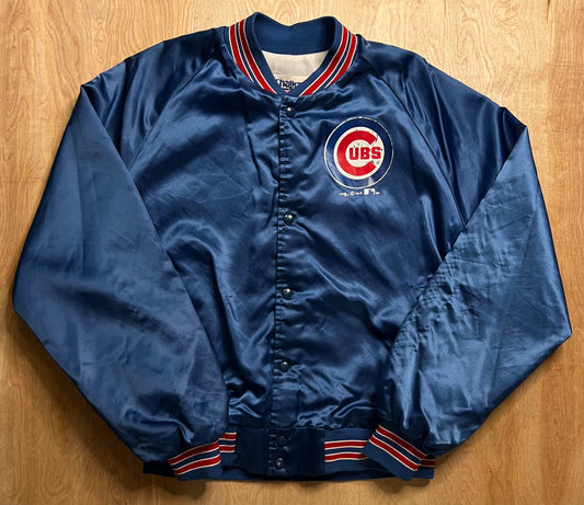 1989 Chicago Cubs Chalk Line Bomber Jacket