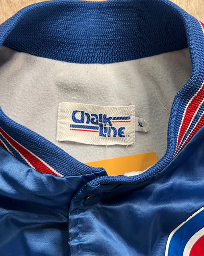 1989 Chicago Cubs Chalk Line Bomber Jacket