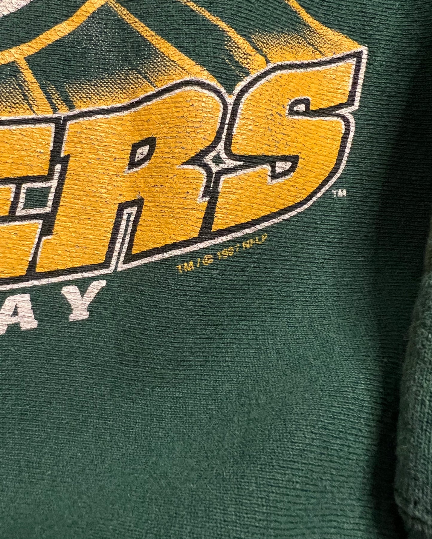 1997 Green Bay Packers Super Bowl Champions Lee Heavyweight Crewneck