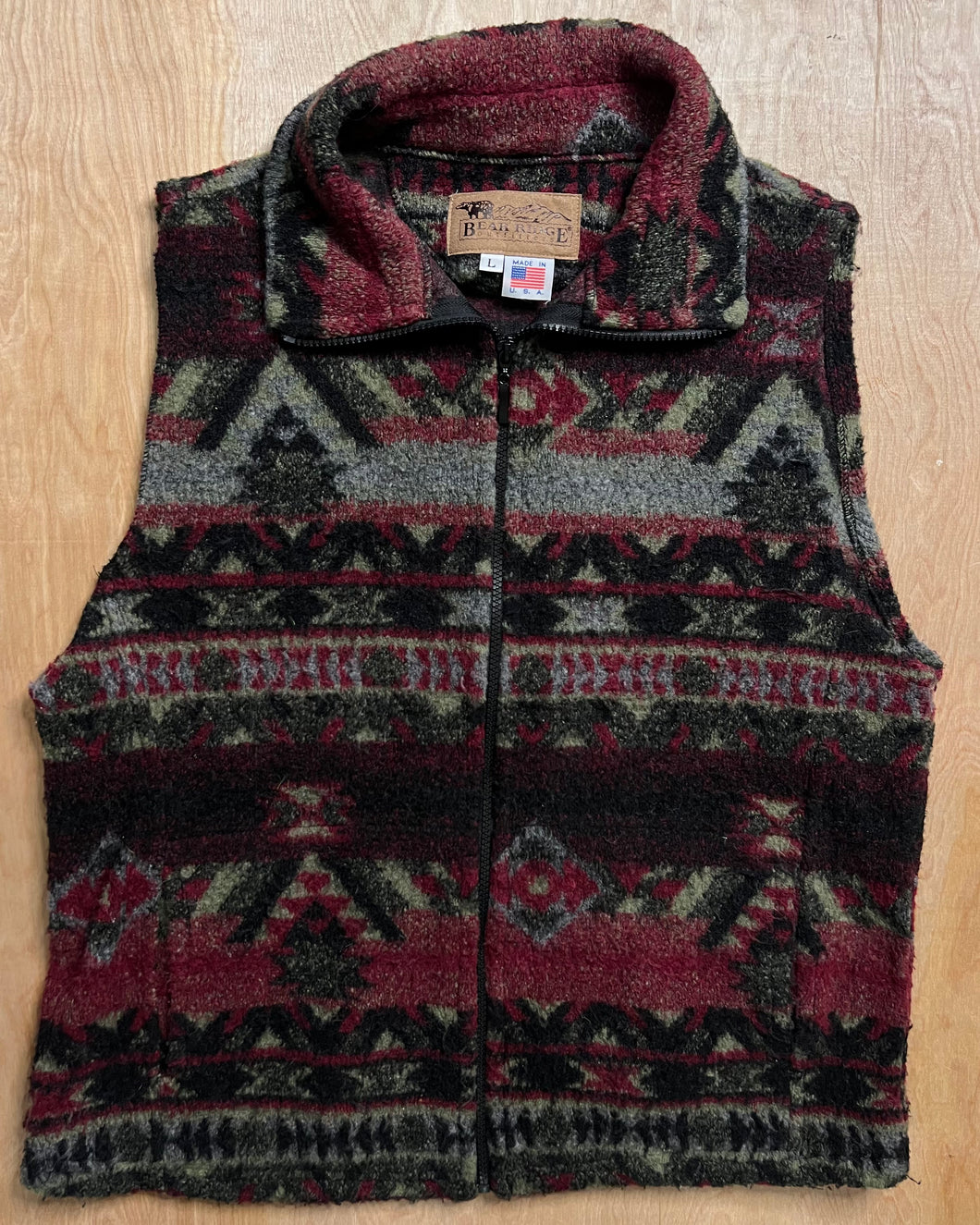 1990's Bear Ridge Outfitters Fleece Vest