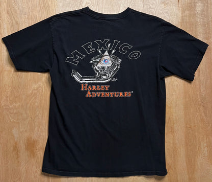 2000's Harley Adventures Playa Del Carmen, Mexico T-Shirt