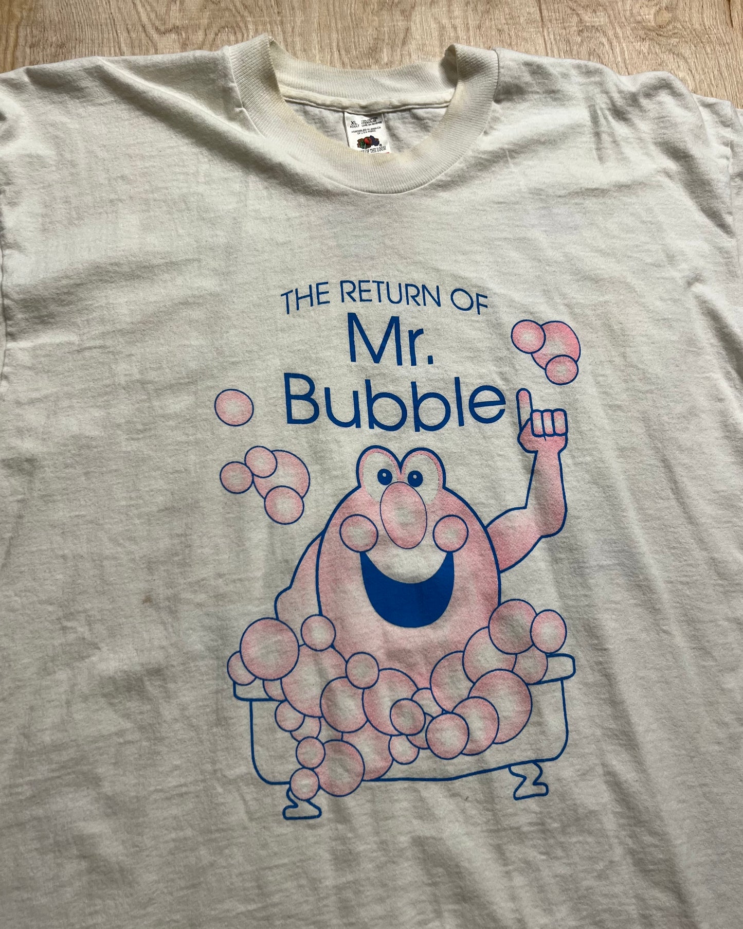 1990's "The Return of Mr Bubbles Single Stitch Fruit of the Loom T-Shirt