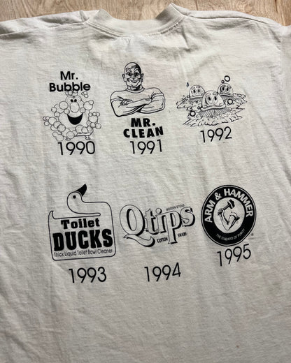 1990's "The Return of Mr Bubbles Single Stitch Fruit of the Loom T-Shirt