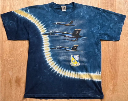 Vintage Blue Angels Liquid Blue Single Stitch T-Shirt