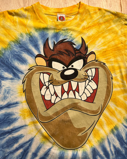 1997 Tasmanian Devil Looney Tunes Tie Dye T-Shirt