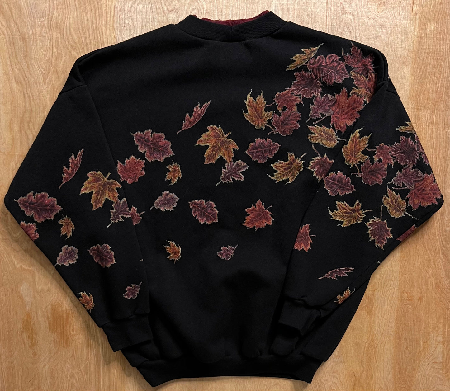 1990's Artisan Designs AOP Leaf Crewneck