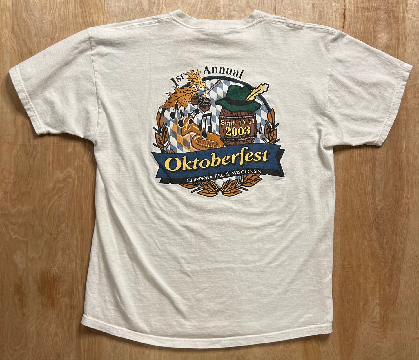 2003 1st Annual Oktoberfest Chippewa Falls, WI T-Shirt