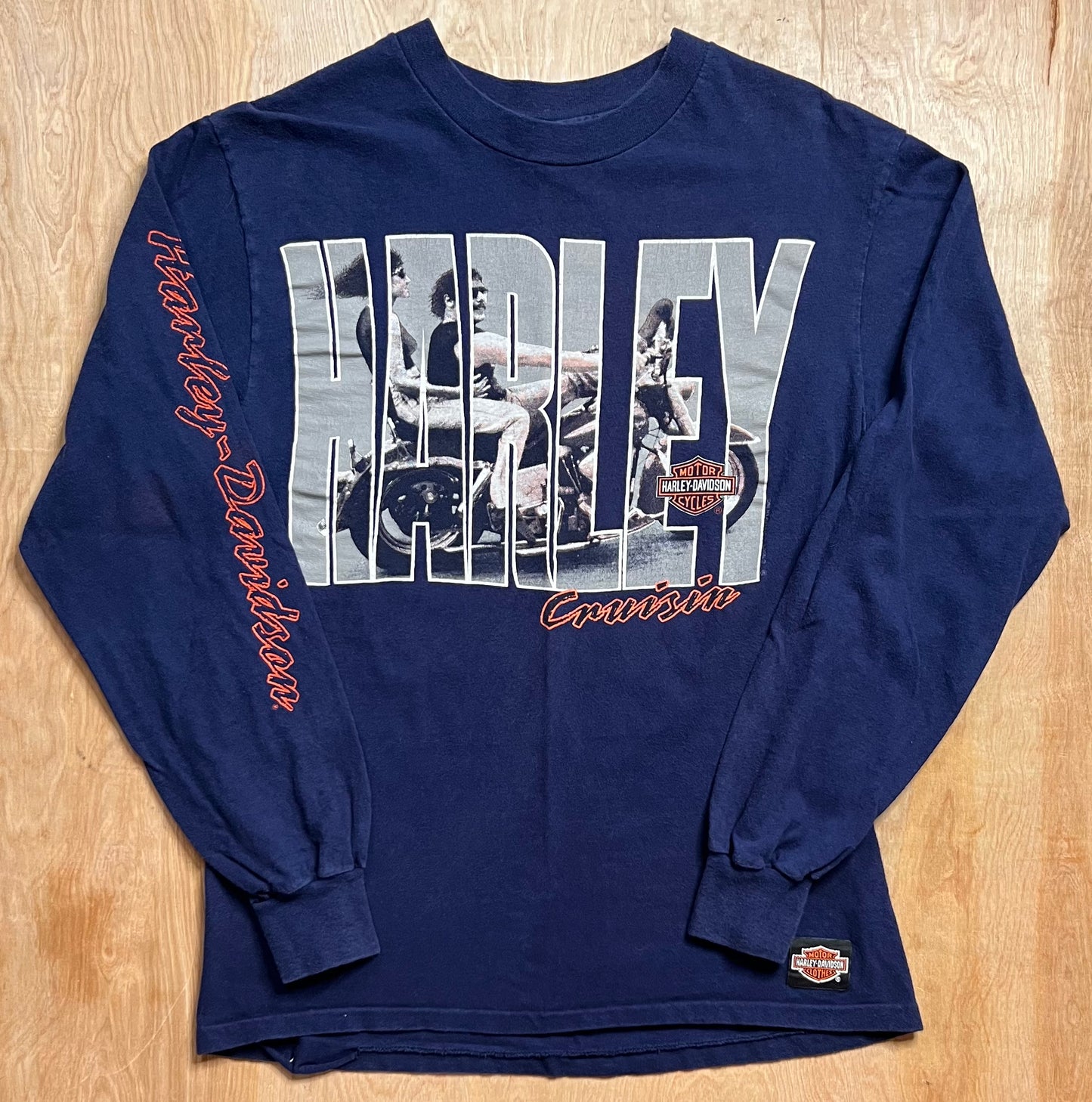 1990 Harley Davidson "Crusin" Black Hills, South Dakota Long Sleeve