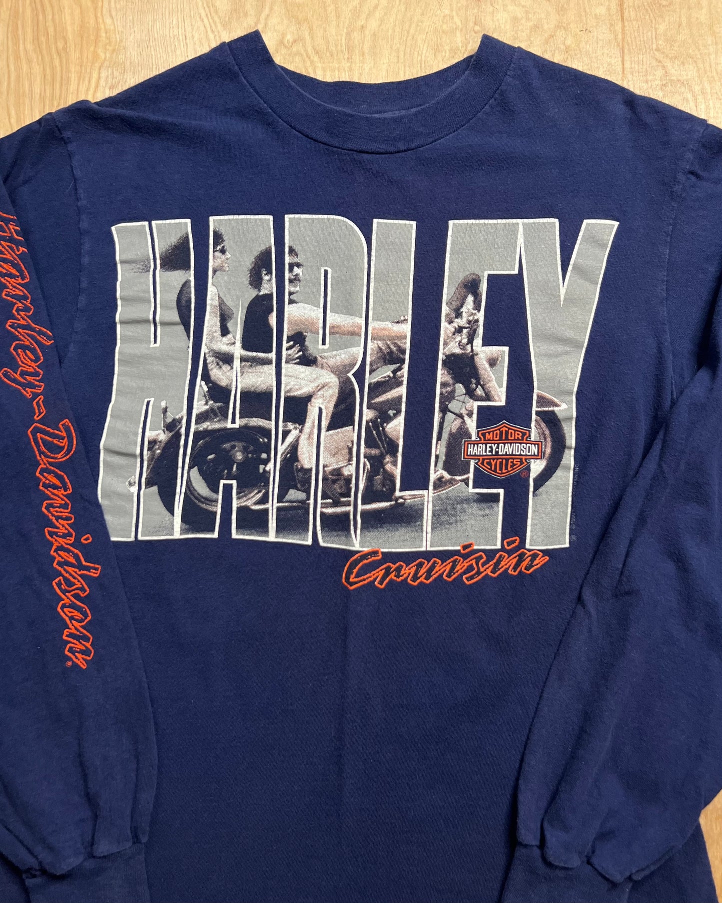 1990 Harley Davidson "Crusin" Black Hills, South Dakota Long Sleeve