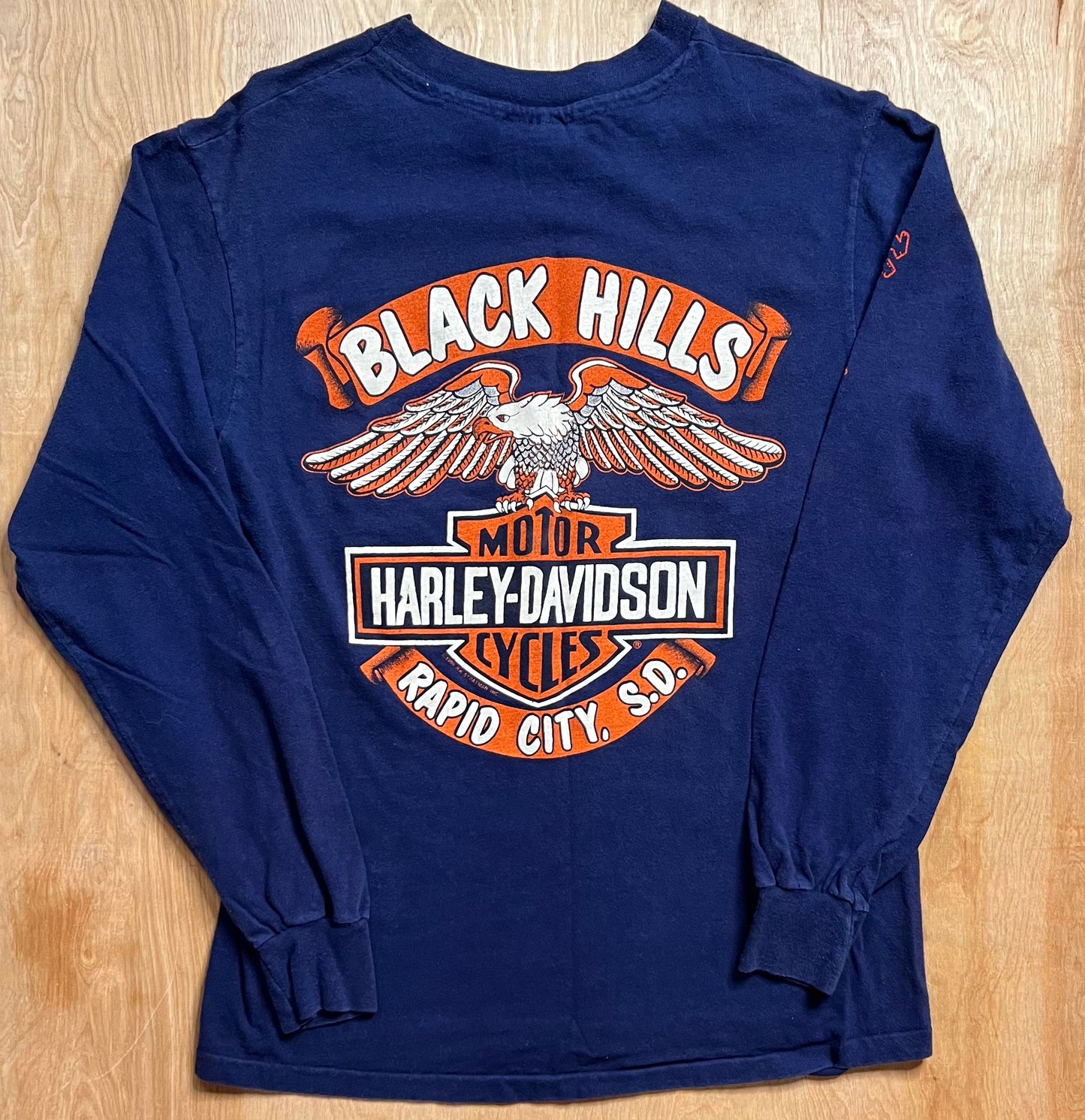 1990 Harley Davidson "Crusin" Black Hills, South Dakota Long Sleeve