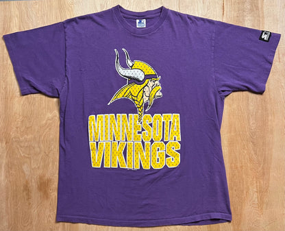 1996 Minnesota Vikings Single Stitch Starter T-Shirt