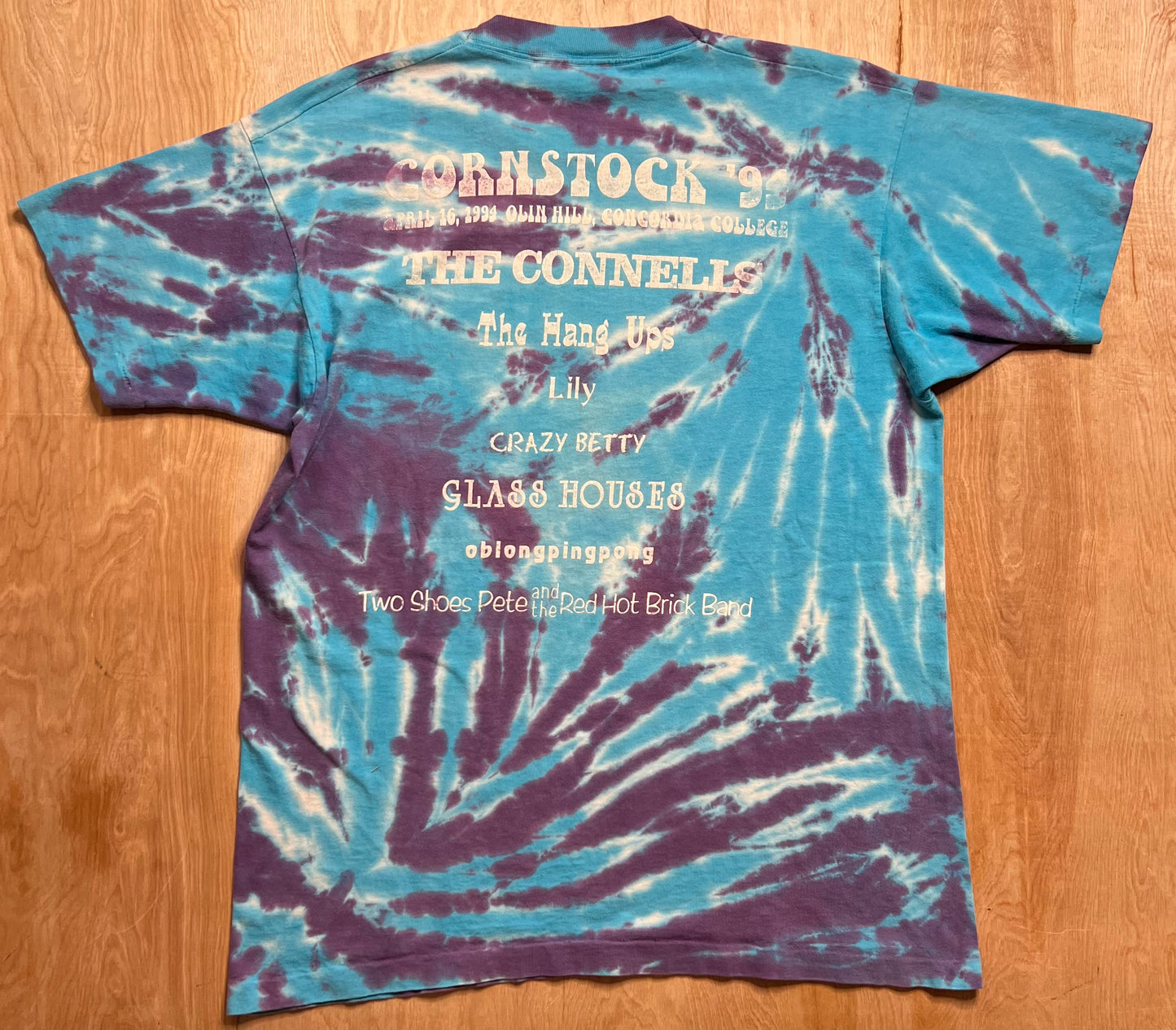 1994 Cornstock Single Stitch Tie Dye T-Shirt